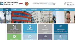 Desktop Screenshot of nemocnicepribram.cz